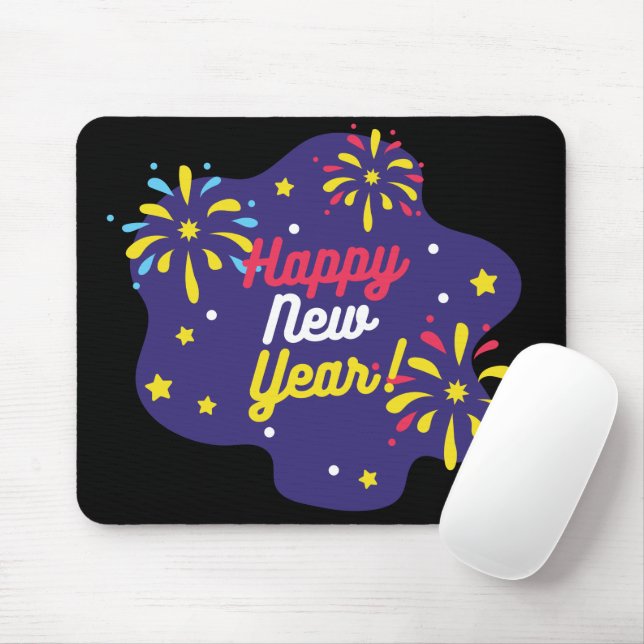 Mousepad Feliz ano novo (Com mouse)