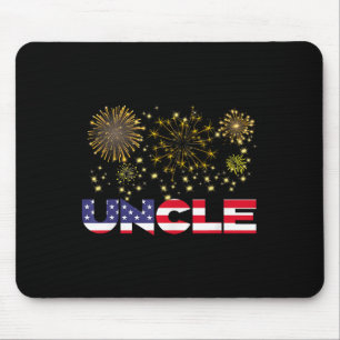Mousepad Feliz ano novo 2025 Fir da Família de Bandeiras do