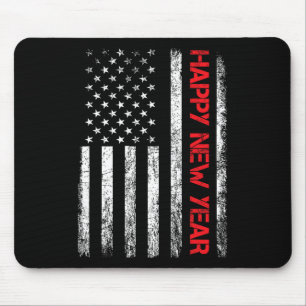 Mousepad Feliz ano novo 2025 - Incêndio da família American