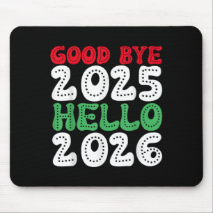 Mousepad Feliz ano novo 2026 Adeus 2025 Olá 2026 _1