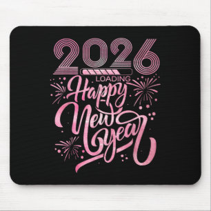 Mousepad Feliz ano novo 2026 Carregando o Fireworks