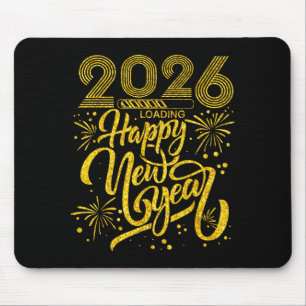 Mousepad Feliz Ano Novo 2026 Festa Engraçada de Ano Novo pa