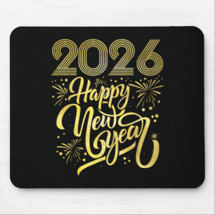 Mousepad Feliz ano novo 2026 Fireworks