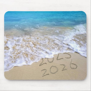 Mousepad Feliz Ano Novo 2026 Ocean Beach