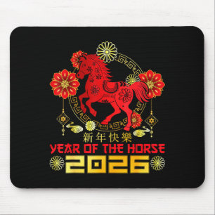 Mousepad Feliz Ano Novo Chinês 2026 Ano Novo Lunar Do