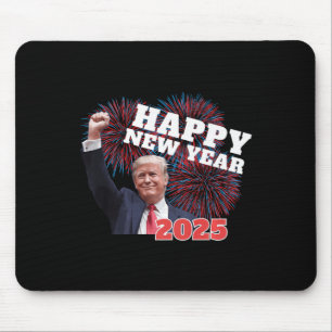 Mousepad Feliz ano novo de Trump Patriótico 2025 Conservado