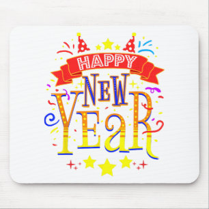 Mousepad Feliz ano novo Eve Party 2025