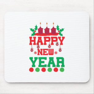 Mousepad Feliz ano novo Merry Xmas