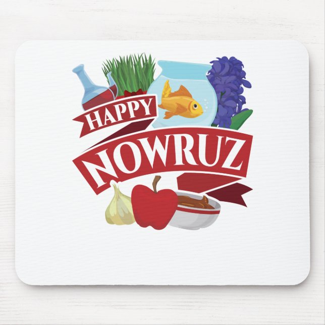 Mousepad Feliz Ano Novo Persa de Nowruz (Frente)