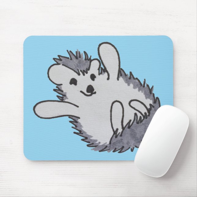 Mousepad Feliz Azul (Com mouse)