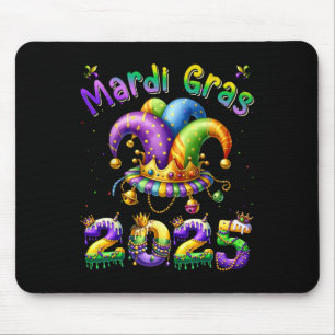 Mousepad Feliz Carnaval Mardi Gras Mardi Gras 2025 Jester O
