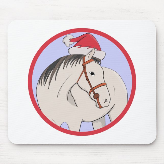 Mousepad Feliz Cavalo de Natal (Frente)