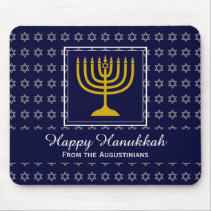 Mousepad FELIZ CHANUKAH Ama Joy Paz BLUE Hebraico