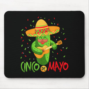 Mousepad Feliz cinco de maio vamos festejar homens festa me