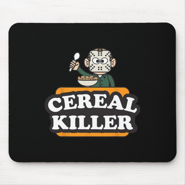 Mousepad Feliz Comida de Cereal Troque no Dia das Bruxas (Frente)