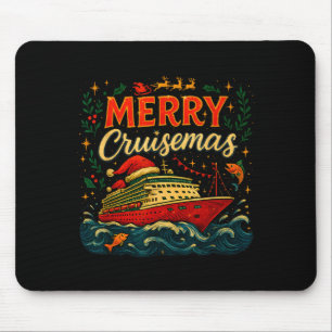 Mousepad Feliz Cruisemas Natal Divertido Férias de Cruzeiro