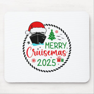 Mousepad Feliz Cruisemas Santa Hat Cruise Navio de Natal
