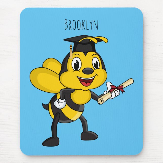 Mousepad Feliz desenho animado (Frente)