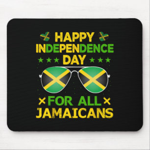 Mousepad Feliz Dia da Independência para Todos os jamaicano