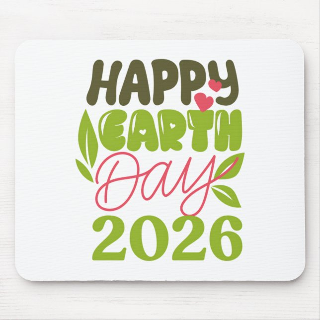 Mousepad Feliz Dia da Terra 2026 (Frente)