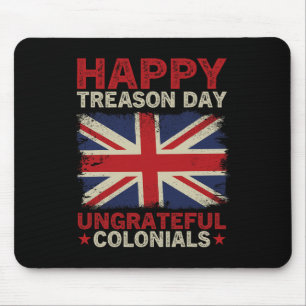 Mousepad Feliz Dia da Traição Coloniais Ingratos 4 de julho