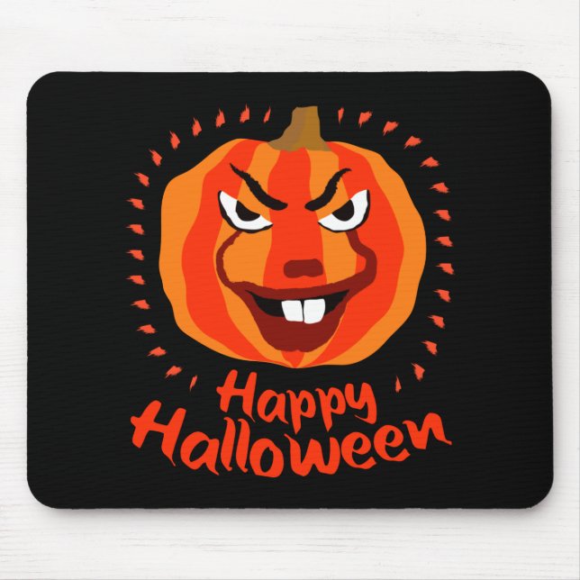Mousepad 🎃 Feliz Dia das Bruxas - Engraçado, Assustador e  (Frente)