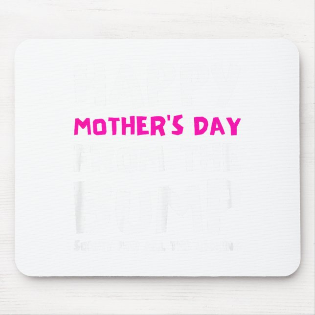 Mousepad Feliz dia das mães do primeiro bebê grávido (Frente)