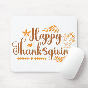 Mousepad Feliz Dia de Ação de Graças