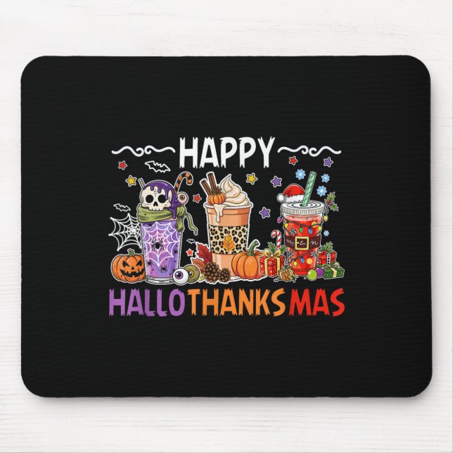 Mousepad Feliz Dia de Ação de Graças de Halloween Halloth (Frente)