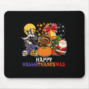 Mousepad Feliz Dia de Ação de Graças do Gnomo do Hallothank