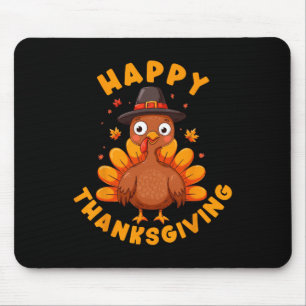 Mousepad Feliz Dia de Ação de Graças Para o Dia do Peru Jan