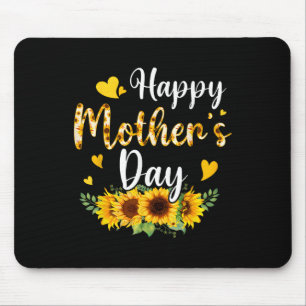 Mousepad Feliz dia de as mães Engraçado Floral Para Mulhere