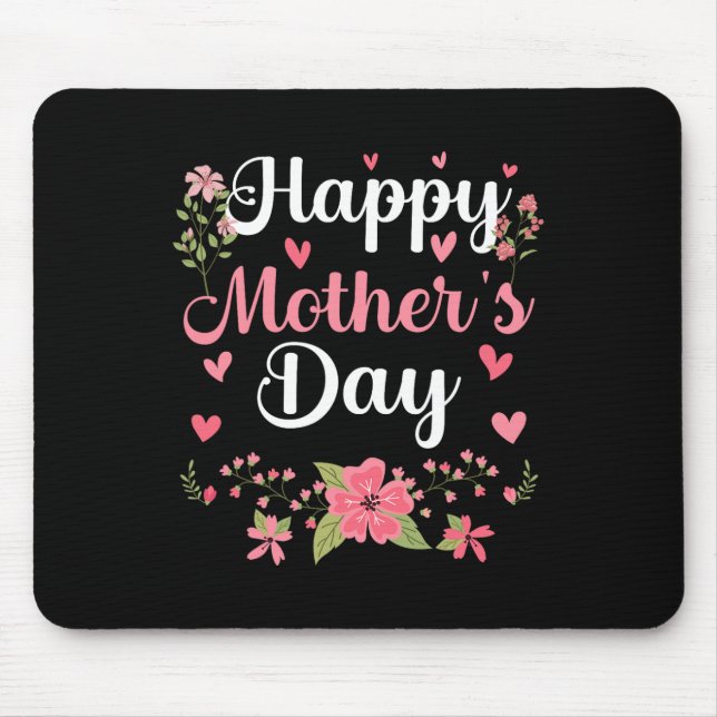 Mousepad Feliz Dia de as mães, Mamãe Frita, Mulher Frita Fo (Frente)
