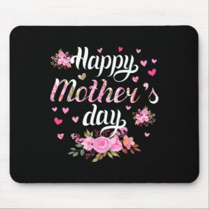 Mousepad Feliz Dia de as mães, Mamães, mulher linda vovó Fl