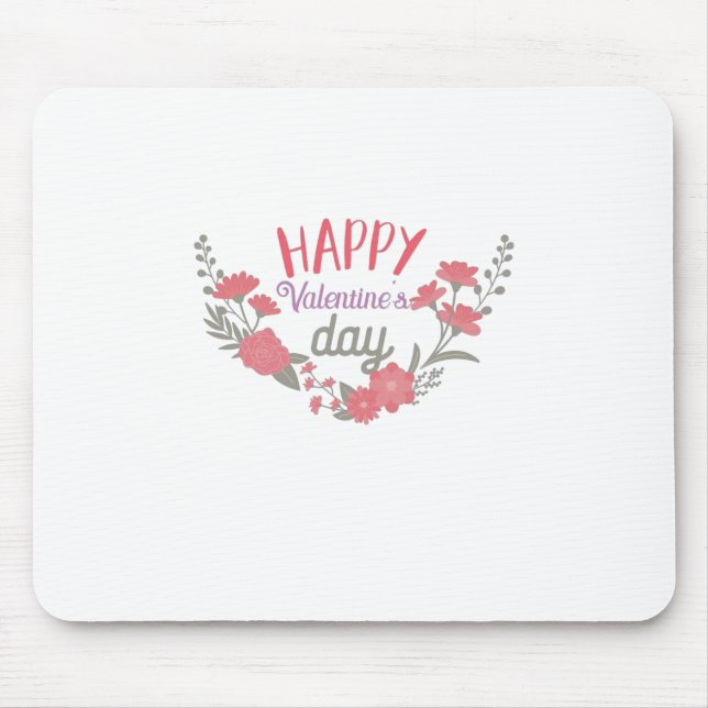 Mousepad Feliz dia de os namorados de presente do casal (Frente)