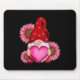 Mousepad Feliz dia de os namorados Gnomo Com Leopardo Giras