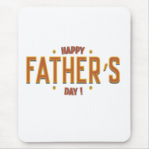 Mousepad Feliz Dia de os pais - Presente Corajoso para o Mu