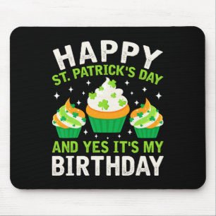 Mousepad Feliz Dia de São Patrício de aniversário Santo Pad