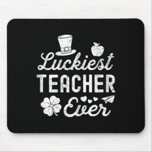 Mousepad Feliz Dia de São Patrício, Professor Mais Feliz De