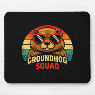 Mousepad Feliz Dia do Groundhog 2026 Celebração Groundhog E