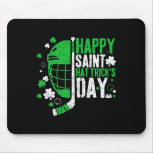 Mousepad Feliz Dia do Truque do Chapéu de São Patrício Engr