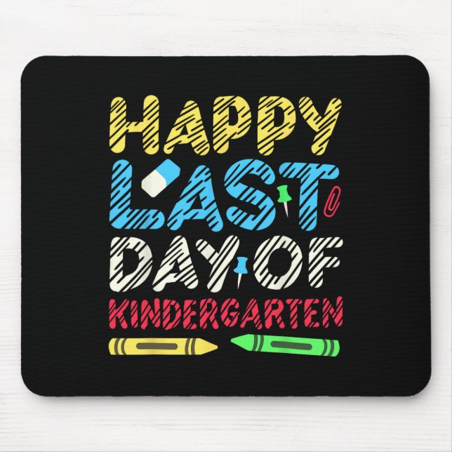 Mousepad Feliz Dia Passado Da Graduação Do Jardim De Infânc (Frente)