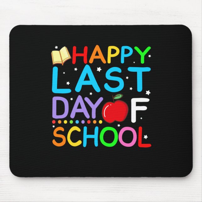 Mousepad Feliz Dia Passado Da Graduação Escolar (Frente)