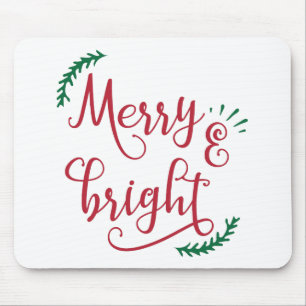 Mousepad feliz e Natal brilhante