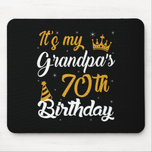 Mousepad Feliz É O Meu Avô 70 Birthday 1955 70 Anos