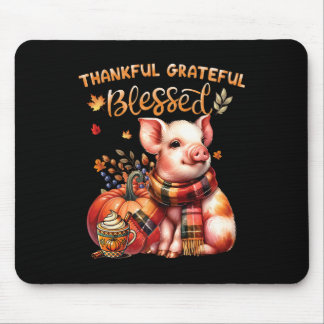 Mousepad Feliz Fazenda Bênçateada, Porco, Queda Y'a