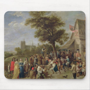 Mousepad Feliz-Fazer dos camponeses, c.1650 (óleo em