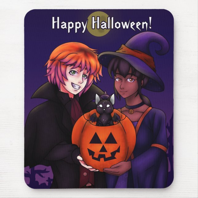 Mousepad Feliz Figurino de Halloween (Frente)