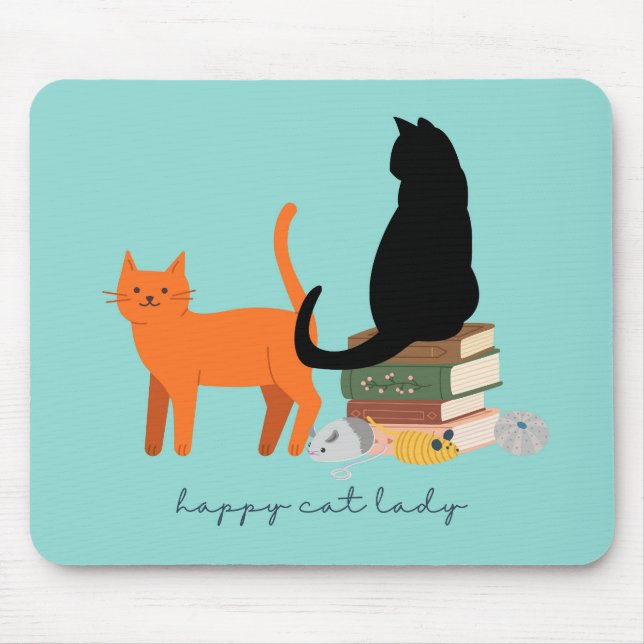 Mousepad Feliz Gato (Frente)