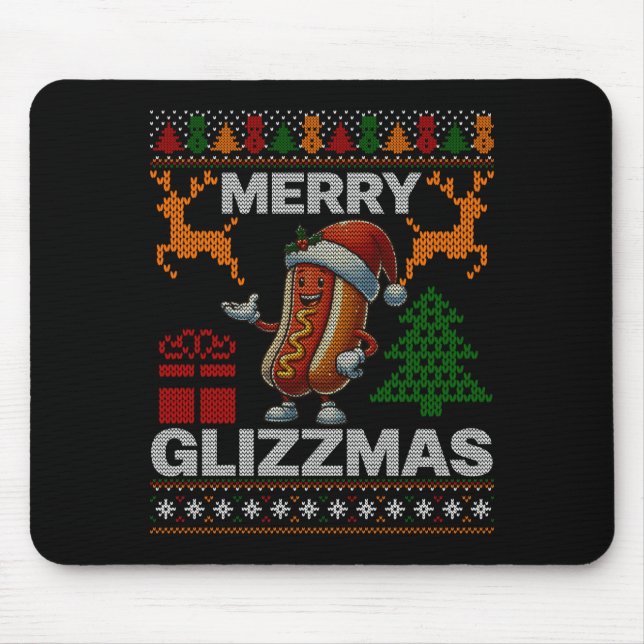 Mousepad Feliz Glizzmas - Natal Glizy Correspondente Famíli (Frente)